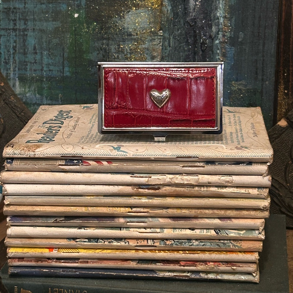 Brighton Red Wristlet Chic and Compact